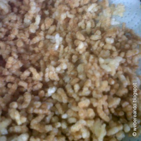 Arroz inflado casero