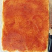 Brazo de gitano de mermelada de fresa - Paso 4