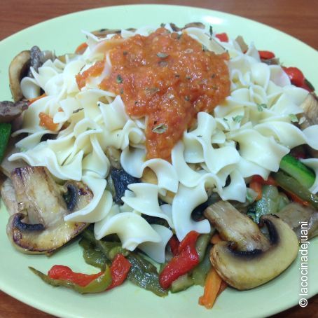 Tagliata a la mediterránea