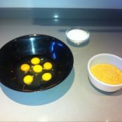 Flan de huevo y galleta María - Paso 2