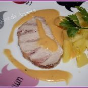 Cinta de lomo rellena al revés