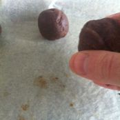 Retrocookies de chocolate negro - Paso 2