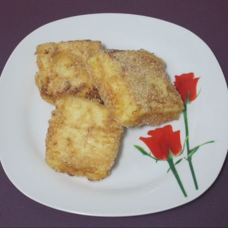 Leche frita con harina de maíz