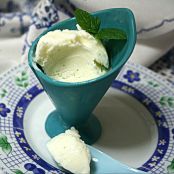 Helado de queso y lima