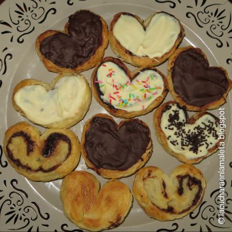 PALMERAS RELLENAS DE CHOCOLATE