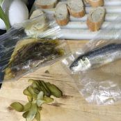 Tosta de Salmorejo y Arenque - Paso 2