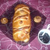 Solomillo Wellington con salsa de frutos rojos