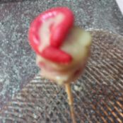 Rosas de fondant y fresa - Paso 5