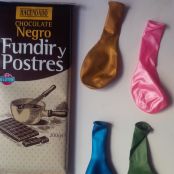 Cuencos de chocolate - Paso 1