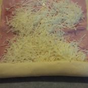 Piruletas de hojaldre, jamón y queso. - Paso 1