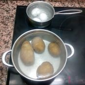 Patatas cocidas aliñadas - Paso 1