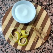 Arroz con leche, canela y limón - Paso 1