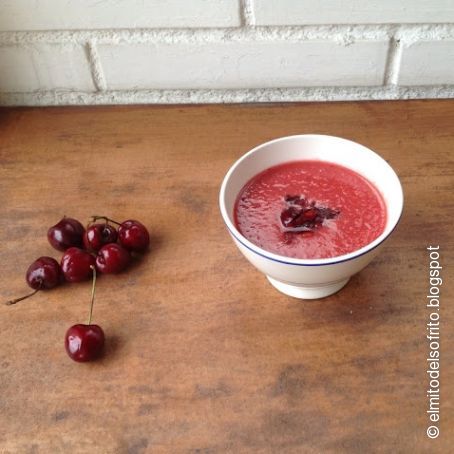 Gazpacho de cerezas