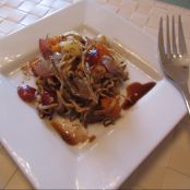 Ensalada de gulas y uvas