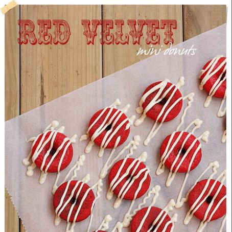 Red Velvet mini donuts