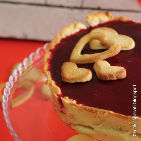 Tarta de nata y frambuesas