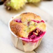 Mini Muffins de Pistacho y Frambuesa - Paso 1