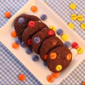 Galletas de chocolate y Lacasitos - Paso 2