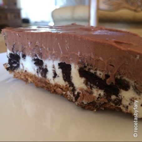 Tarta de queso de Nutella y Oreos - Cheesecake