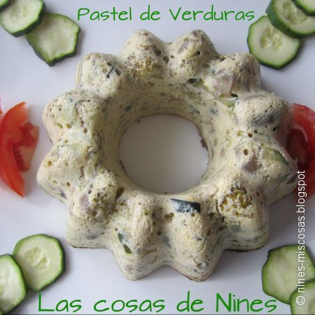 Pastel de verduras y queso