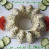 Pastel de verduras y queso