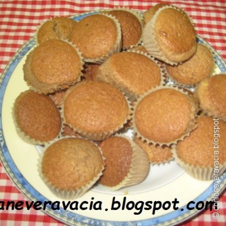 Magdalenas de Nata y Harina de Arroz