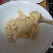 Galletas de crema de cacahuete o nutella con lagrimas de chocolate - Paso 2