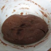 Galletas de crema de cacahuete o nutella con lagrimas de chocolate - Paso 3