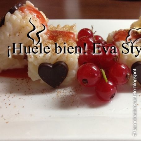 Bloques de arroz con leche