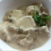 Sorrentinos de jamon y mozzarella con salsa de champiñones - Paso 10