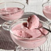 Mousse de fresa fácil