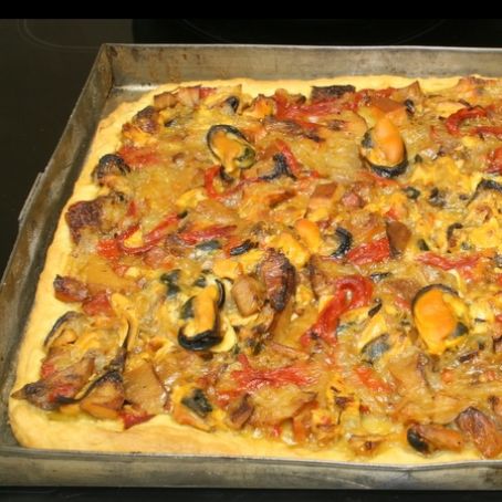 Pizzas de mejillones