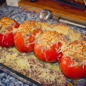 Tomates rellenos de carne picada y queso - Paso 6