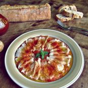 Ensalada de bacalao y tomate