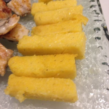 Bastones de Polenta
