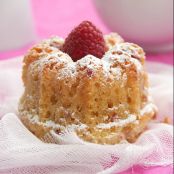 Raspberry-lemon mini bundt cakes
