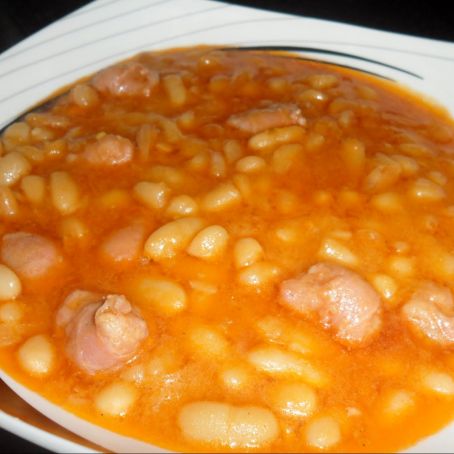 ALUBIAS BLANCAS CON TOCINO