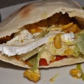 Kebab de pollo casero