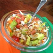 Ensalada de lentejas y pollo