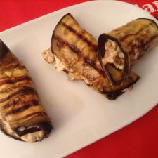 Rollitos de berenjena