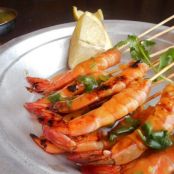 LANGOSTINOS CON MANGO, LIMÓN, TAMARI Y ADEREZO DE MENTA - Paso 1