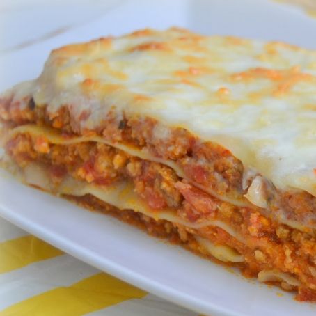 Lasaña a la boloñesa