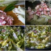 Tagliatelle con habas frescas - Paso 1