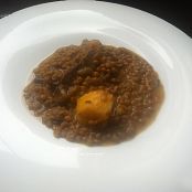 Lentejas con carrillera de ternera