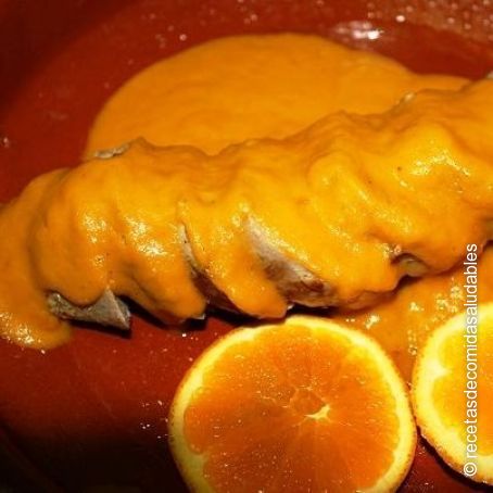 Lomo de cerdo a la naranja