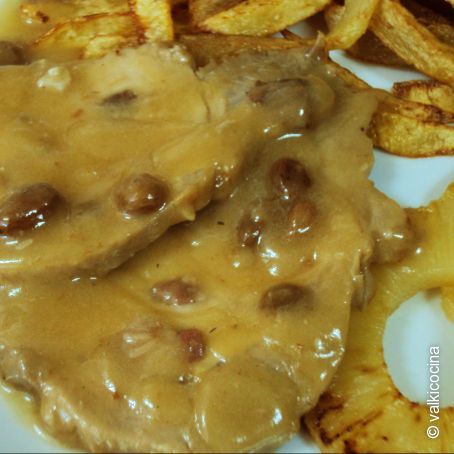 LOMO MECHADO DE JAMÓN Y PASAS