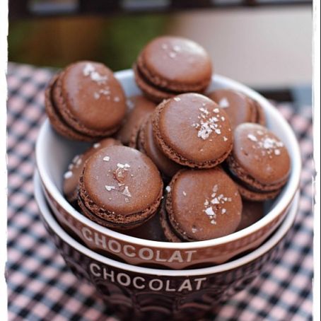 Macarons de chocolate