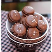 Macarons de chocolate
