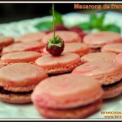 Macarons de frambuesa.