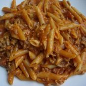 Macarrones con carne molida